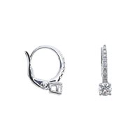 Pendientes Bertani & Co. Mujer in Oro blanco Diamante 0.36 Ct GOR8NPVQ - GOR8NPVQ